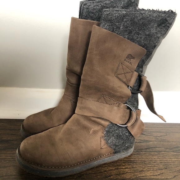 Sorel Chipahko Wool and Leather boots - Picture 1 of 1